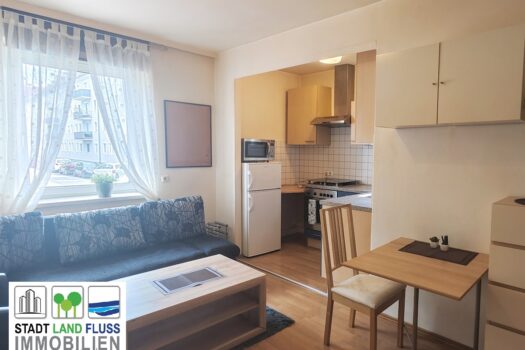 Charmante 2-Zimmer-Wohnung in ruhiger und zentraler Lage – möbliert & sofort verfügbar!